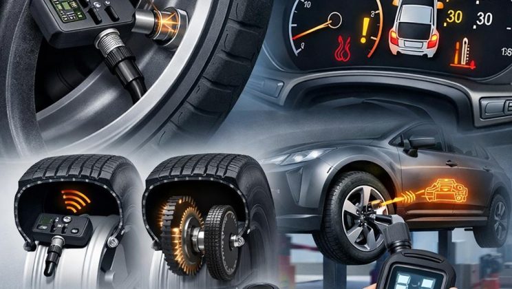 Датчики давления в шинах: устройство, принцип действия и особенности эксплуатации